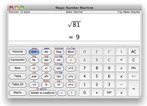 Magic number machie